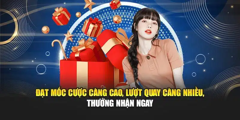 Vòng Quay May Mắn I9Bet – Thử Vận May, Nhận Quà Bất Ngờ 3 Đạt mốc cược càng cao, lượt quay càng nhiều, thưởng nhận ngay